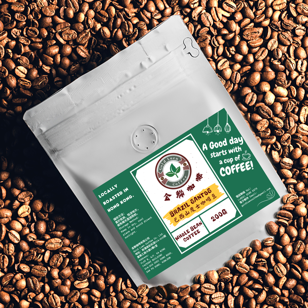 巴西山度士咖啡豆(Brazil Santos Whole Bean Coffee)